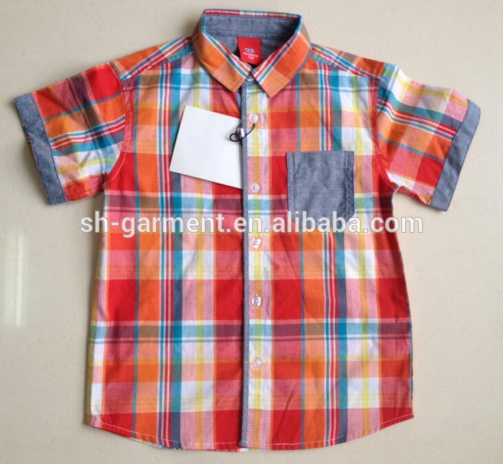 bc98男子100綿のシャツ-キッズ服　シャツ、トップス問屋・仕入れ・卸・卸売り