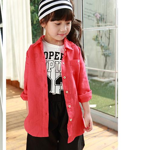 2016子供服女の子のためのシャツ秋ブラウス-キッズ服　シャツ、トップス問屋・仕入れ・卸・卸売り