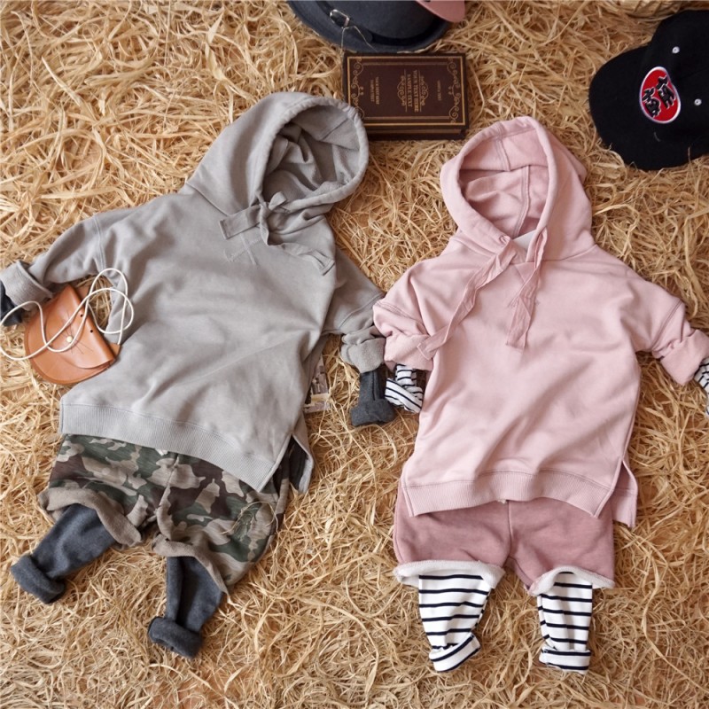 YE5087秋ソリッドカラースプリットスポーツカジュアル子供男の子パーカー-キッズ服　シャツ、トップス問屋・仕入れ・卸・卸売り