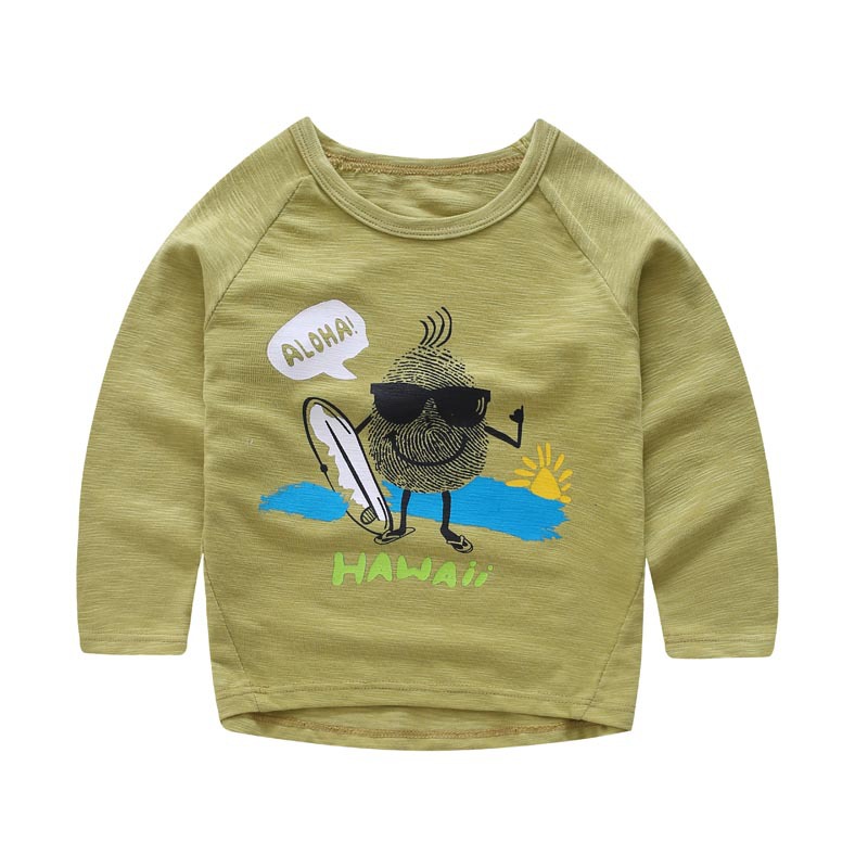 YE2333新しいスタイル2016子供tシャツ漫画プリント男の子s-シャツ-キッズ服　シャツ、トップス問屋・仕入れ・卸・卸売り