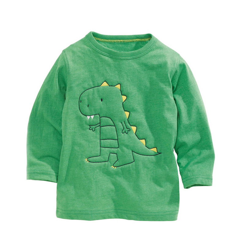 YE1350秋通気性綿漫画男の子スポーツtシャツ-キッズ服　シャツ、トップス問屋・仕入れ・卸・卸売り