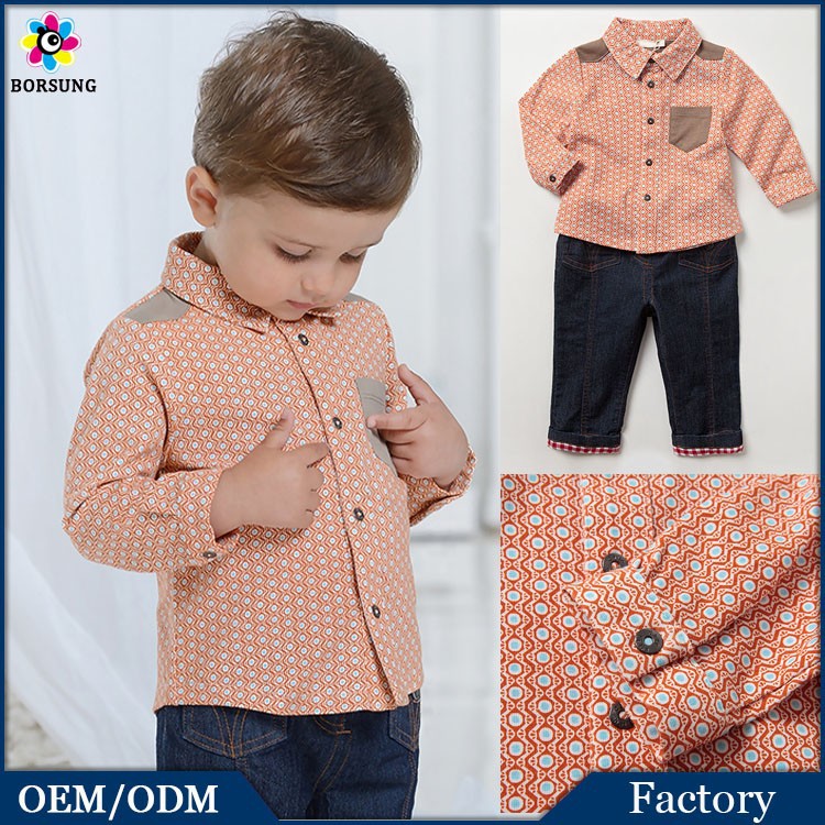 最新用男の子ファッションカスタム綿子供男の子シャツ-キッズ服　シャツ、トップス問屋・仕入れ・卸・卸売り