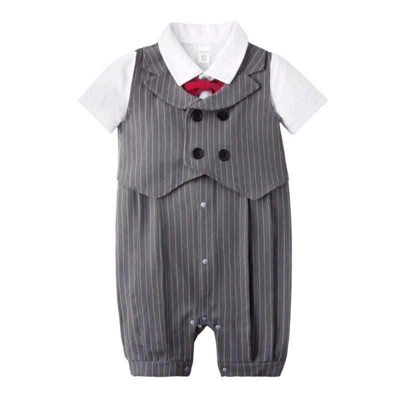 YF7298春夏2016紳士赤ちゃんジャンプスーツベストスーツ赤ちゃん男の子服-キッズ服　シャツ、トップス問屋・仕入れ・卸・卸売り