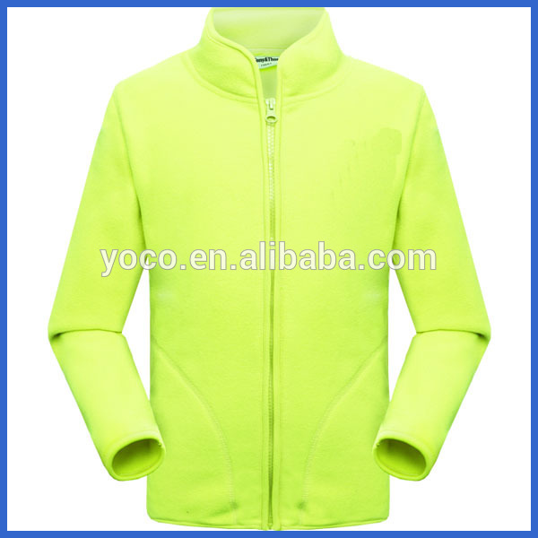 男の子のファッション緑色のフリースジャケット-キッズ服　ジャケット問屋・仕入れ・卸・卸売り