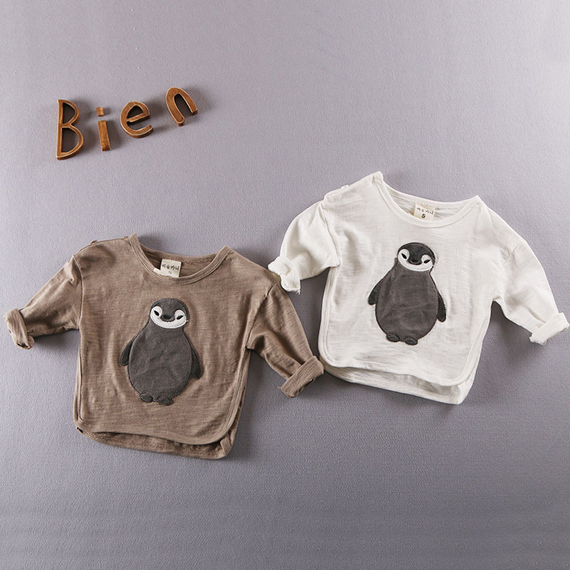 YE2097春新しいスタイルの子供tシャツニットラウンド襟かわいい男の子tシャツ-キッズ服　シャツ、トップス問屋・仕入れ・卸・卸売り