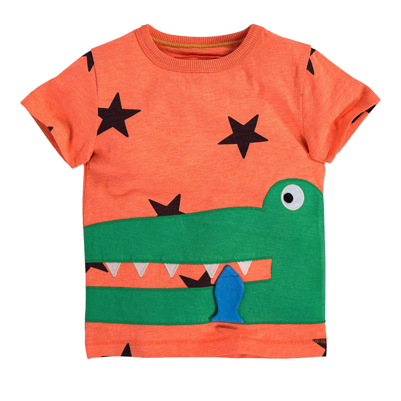YE2056夏ヨーロッパスタイル子供服漫画半袖ボーイズtシャツ-キッズ服　シャツ、トップス問屋・仕入れ・卸・卸売り
