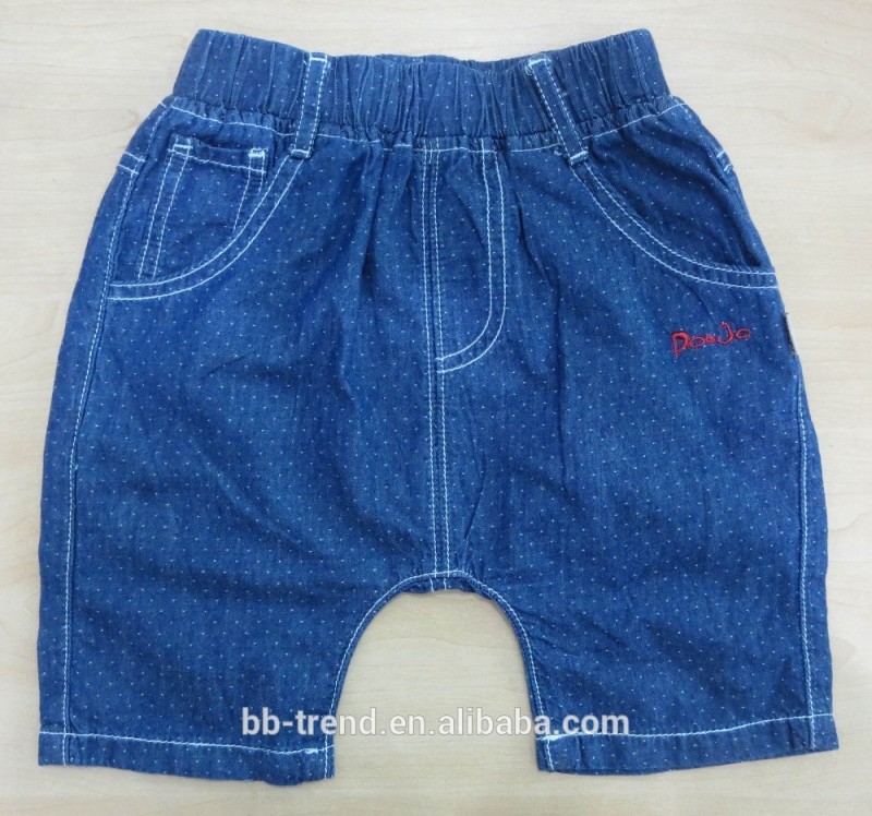 2017新しいジーンズ夏や春女の子の光デニムショーツ-キッズ服　ジーンズ問屋・仕入れ・卸・卸売り