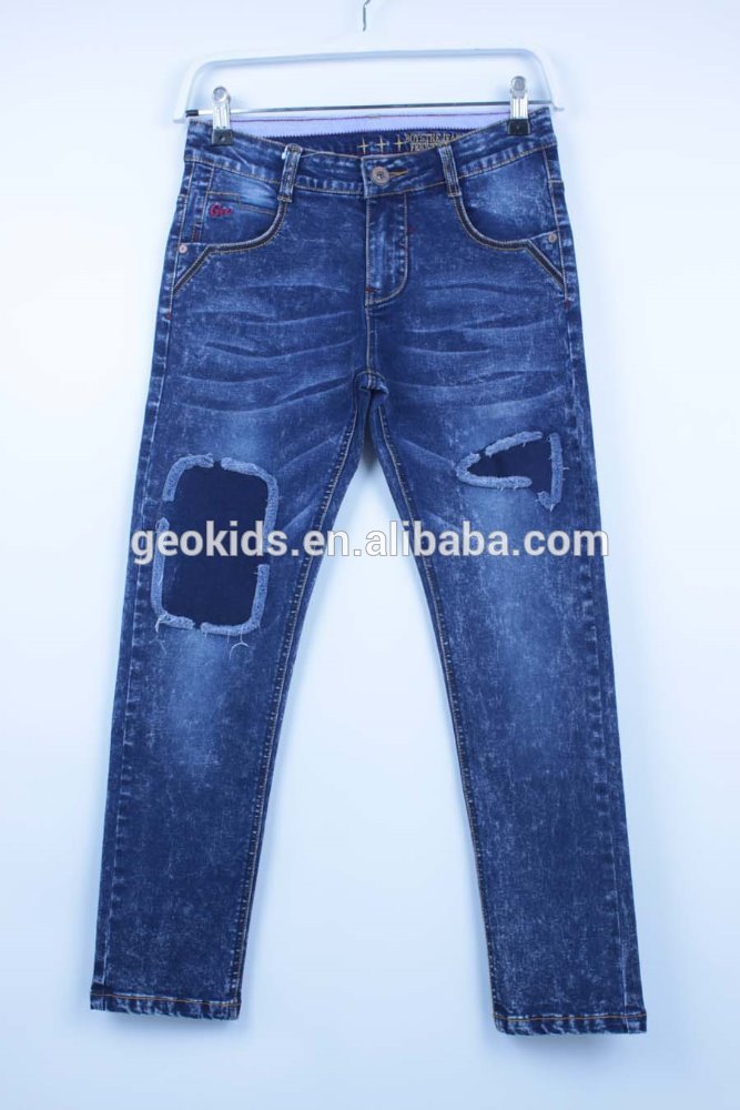 の女の子のジーンズのズボンの子供たち1-16yカウボーイデニムメーカー中国-キッズ服　ジーンズ問屋・仕入れ・卸・卸売り