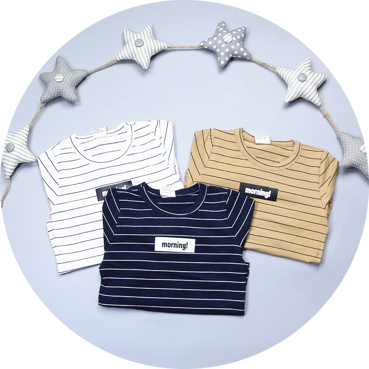 YE2009春2016長袖キッズtシャツ綿のストライプ男の子女の子tシャツ-問屋・仕入れ・卸・卸売り