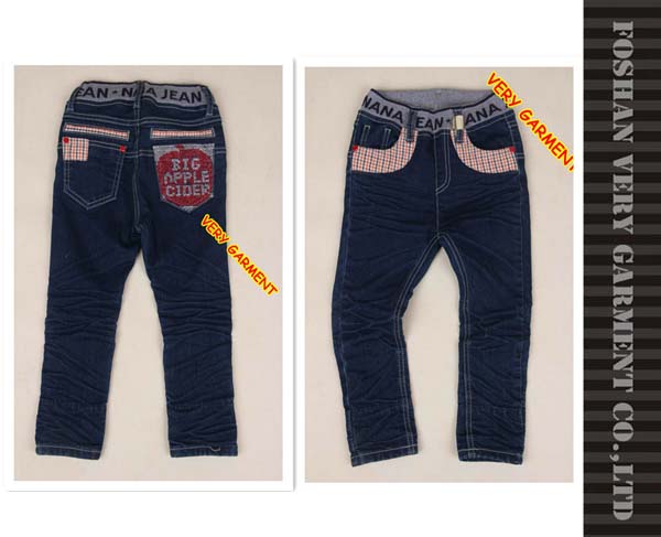 ホットビーズデザイン用女の子子供ジーンズdedimジーンズ-キッズ服　ジーンズ問屋・仕入れ・卸・卸売り