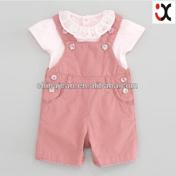 新しい到着の女の子のデニムjxk31638全体的なショートパンツ-キッズ服　ジーンズ問屋・仕入れ・卸・卸売り