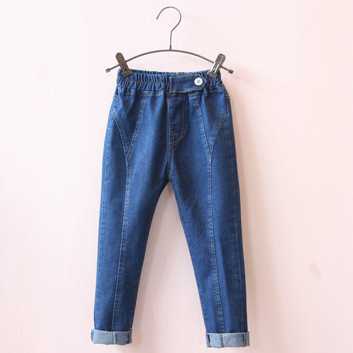 ファッショナブルなジーンズのための女の子韓国スタイルのパンツ-キッズ服　ジーンズ問屋・仕入れ・卸・卸売り