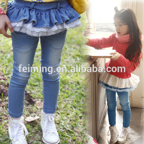 ファッションベビーアイテム中国メーカーブランドドレスデニムジーンズ卸売2月7日年の女の子-キッズ服　ジーンズ問屋・仕入れ・卸・卸売り