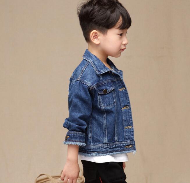 Zm31215aブティック子ジャケットブレザー男の子デニムコート-プラスサイズコート問屋・仕入れ・卸・卸売り