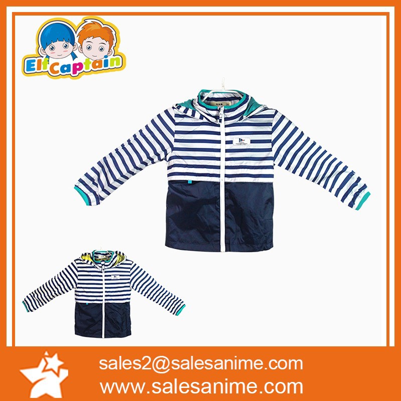 エルフ2015キャプテン最新アウトドアキッズストライプ用ダウンジャケット冬の日照-キッズ服　ジャケット問屋・仕入れ・卸・卸売り