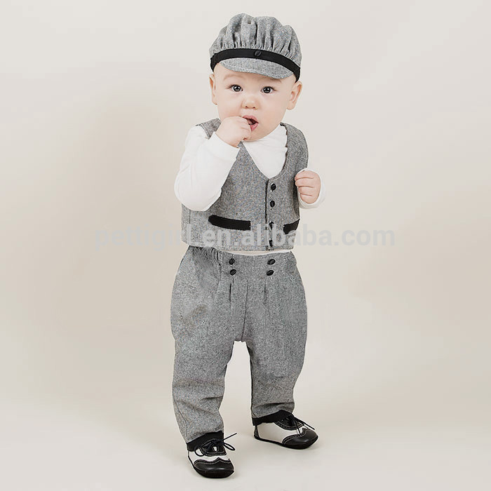 ソリッドカラー4枚セット+longスリーブシャツジャケット+パンツcap+) 赤ちゃんの男の子の子供の衣類サプライヤー中国-キッズ服　セット問屋・仕入れ・卸・卸売り