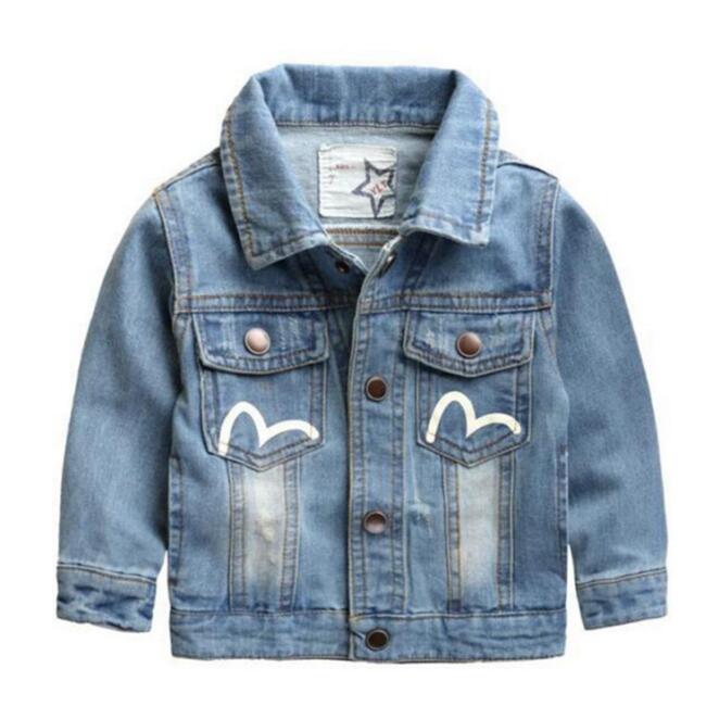Zm40823a子供コートとジャケット平野デニムジャケット男の子平野デニムジャケット-キッズ服　コート問屋・仕入れ・卸・卸売り