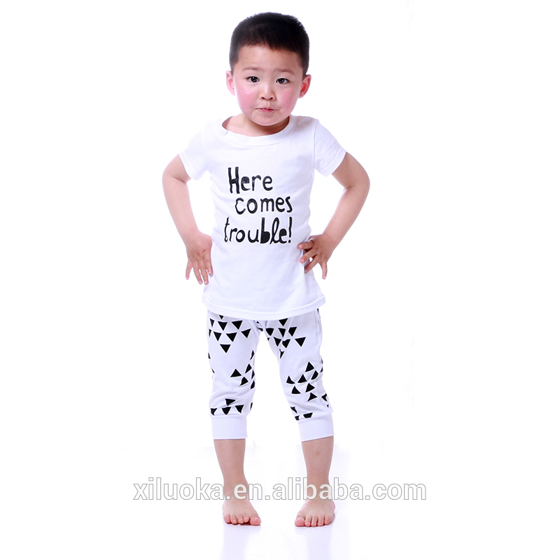 新製品夏子供服衣装プリント男の子服セット-キッズ服　セット問屋・仕入れ・卸・卸売り