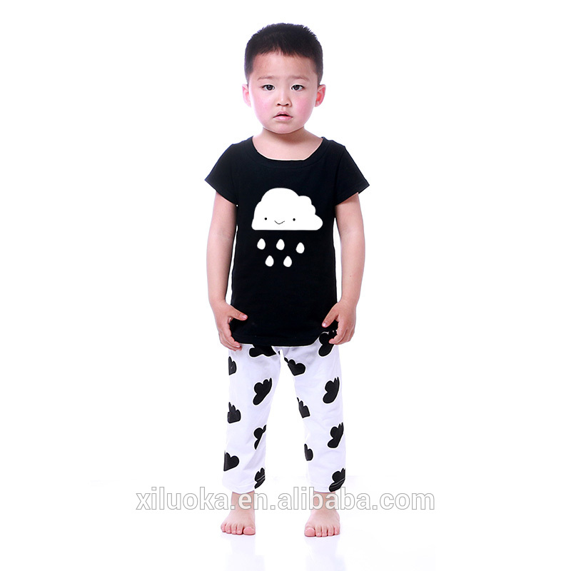 Chidlren服供給赤ちゃん二枚を着用夏の男の子服-キッズ服　セット問屋・仕入れ・卸・卸売り
