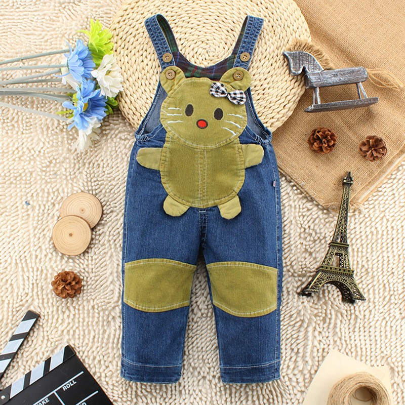 新製品の子どもたちの女の子を着て2015デニムオーバーオール-キッズ服　ジーンズ問屋・仕入れ・卸・卸売り