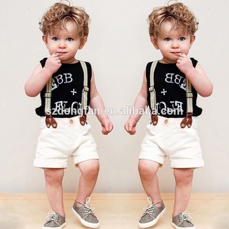 ホット販売赤ちゃん服セットクール男の子2ピース全体のスーツ子供の夏幼児衣服卸売子供のブティック服-キッズ服　セット問屋・仕入れ・卸・卸売り