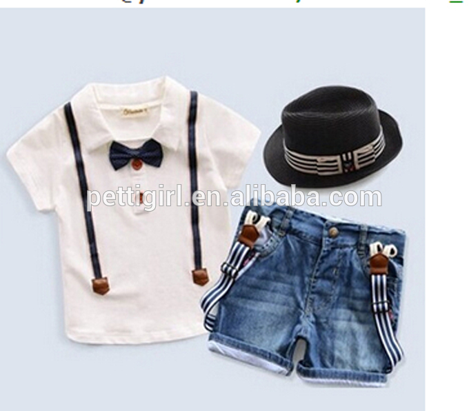 2016最新男の子スーツ夏の男の子服セット 2 ピース衣装メイド子供スーツ着用送料無料CS41223-17-キッズ服　セット問屋・仕入れ・卸・卸売り