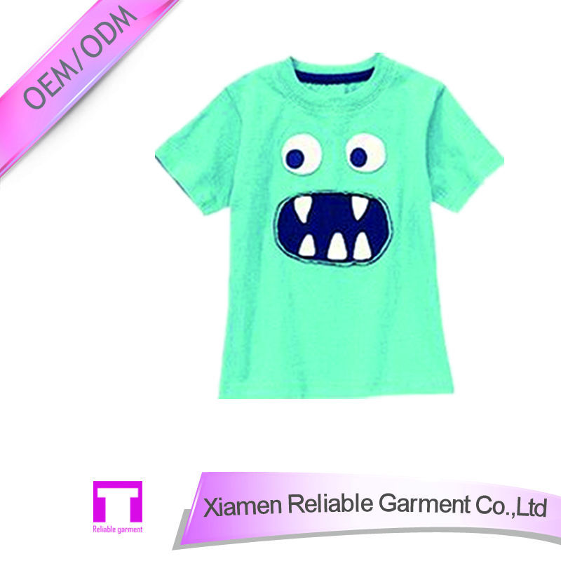 ファンシー子供の女の子のtシャツカスタムデザインで、-キッズ服　Tシャツ問屋・仕入れ・卸・卸売り