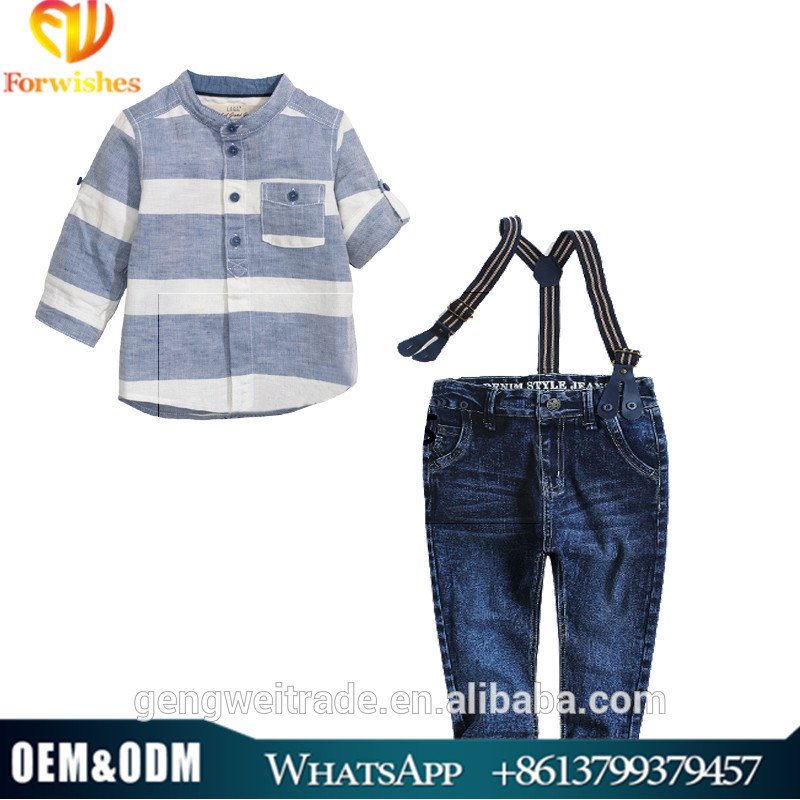 ホット販売純粋な綿子供シャツ+パンツ2ピースセット男の子ブティック服セット2016ベストセラー-キッズ服　セット問屋・仕入れ・卸・卸売り