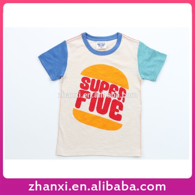 熱い夏の子供綿半袖印刷漫画少年ファンシーキッズtシャツ-キッズ服　Tシャツ問屋・仕入れ・卸・卸売り