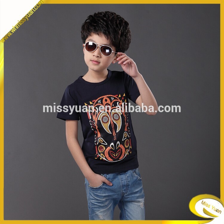 高品質の新しいファッション短い袖o- ネック男の子のt- シャツ-キッズ服　Tシャツ問屋・仕入れ・卸・卸売り