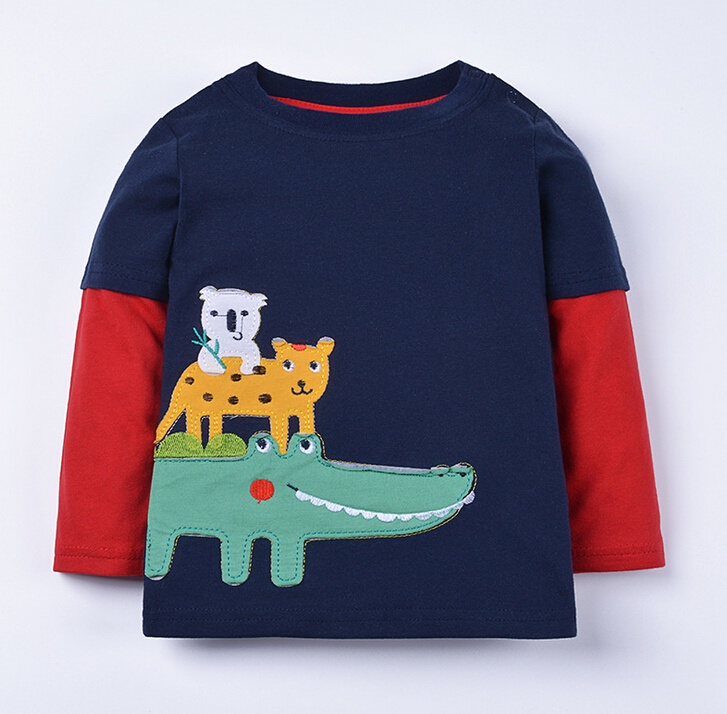 男の子快適なtシャツロングスリーブ-キッズ服　Tシャツ問屋・仕入れ・卸・卸売り