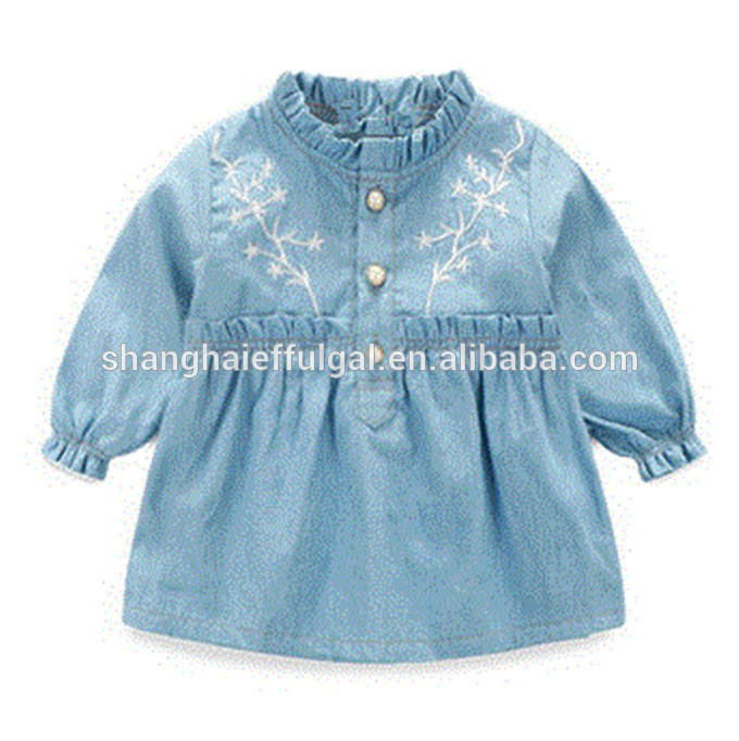 2016赤ちゃんの女の子の純粋な綿デニムジーンズスカート-キッズ服　ジーンズ問屋・仕入れ・卸・卸売り