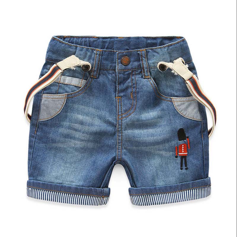 CB9029 2016子供デニムパンツファッション男の子短いジーンズ夏-キッズ服　ジーンズ問屋・仕入れ・卸・卸売り