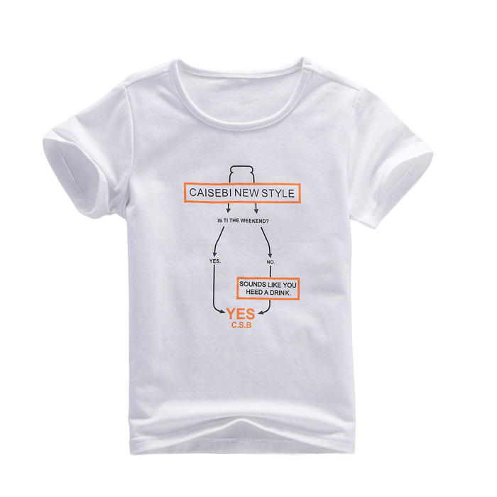 ホワイトファンシー面白いプリント子供服卸売-キッズ服　Tシャツ問屋・仕入れ・卸・卸売り