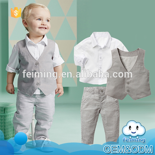 卸売新しいスタイルの綿2015子供服男の子の服-キッズ服　セット問屋・仕入れ・卸・卸売り