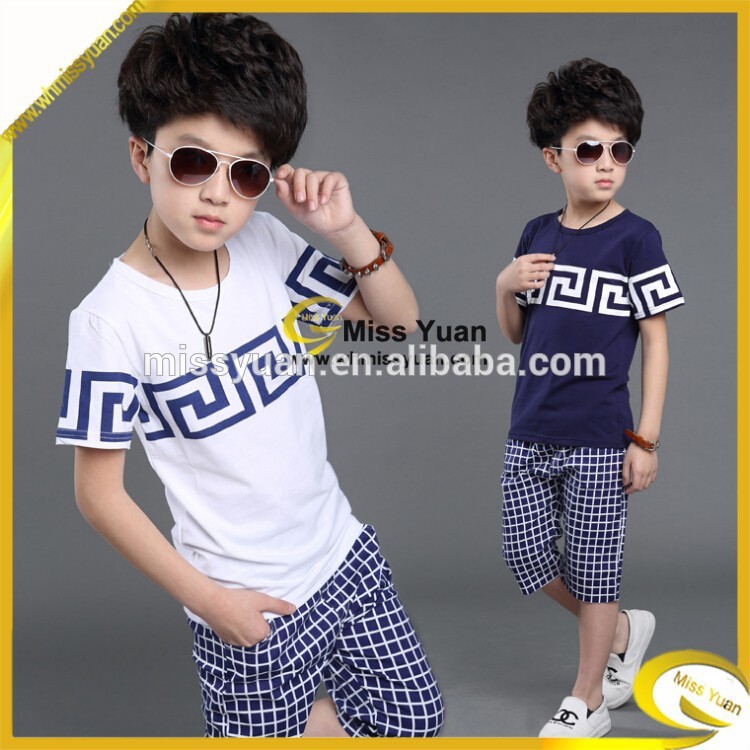 2015半袖の男の子ファッション熱い販売のt- シャツのセット-キッズ服　Tシャツ問屋・仕入れ・卸・卸売り