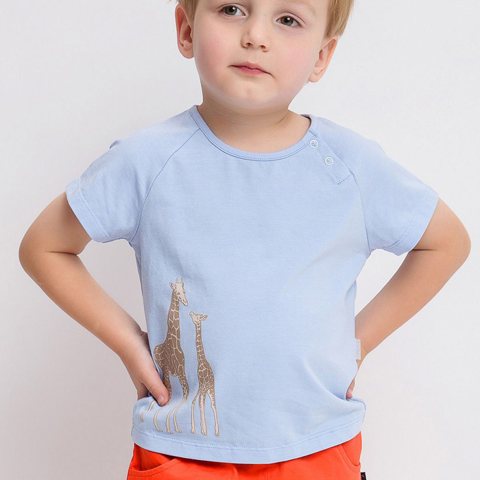 最新のキリン印刷カスタムoネック男の子ファッションtシャツ-キッズ服　Tシャツ問屋・仕入れ・卸・卸売り