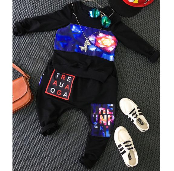 ファッション子供秋のスーツ用男の子服ハーレムパンツ-キッズ服　セット問屋・仕入れ・卸・卸売り