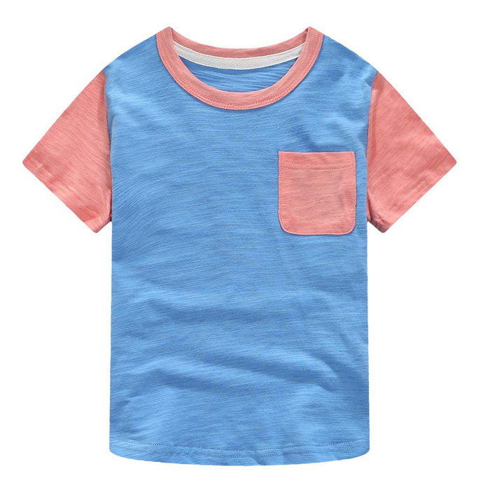 ソフト平野コットンツートンキャンディソックスtシャツ子供のための卸売-キッズ服　Tシャツ問屋・仕入れ・卸・卸売り