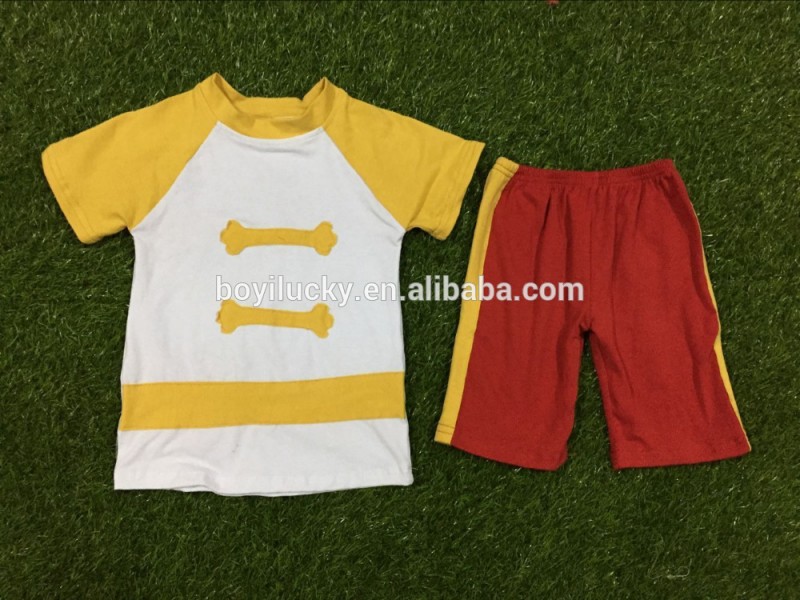 バルク卸売服男の子服ツーピース服セットchildreラグラン綿衣装ブティック-キッズ服　セット問屋・仕入れ・卸・卸売り