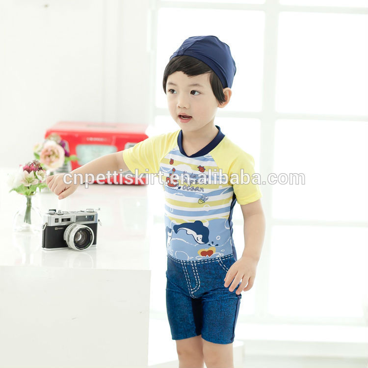 男の子の水泳2015新しいスタイルスーツ卸売水着、 新しいパターン-キッズ服　セット問屋・仕入れ・卸・卸売り
