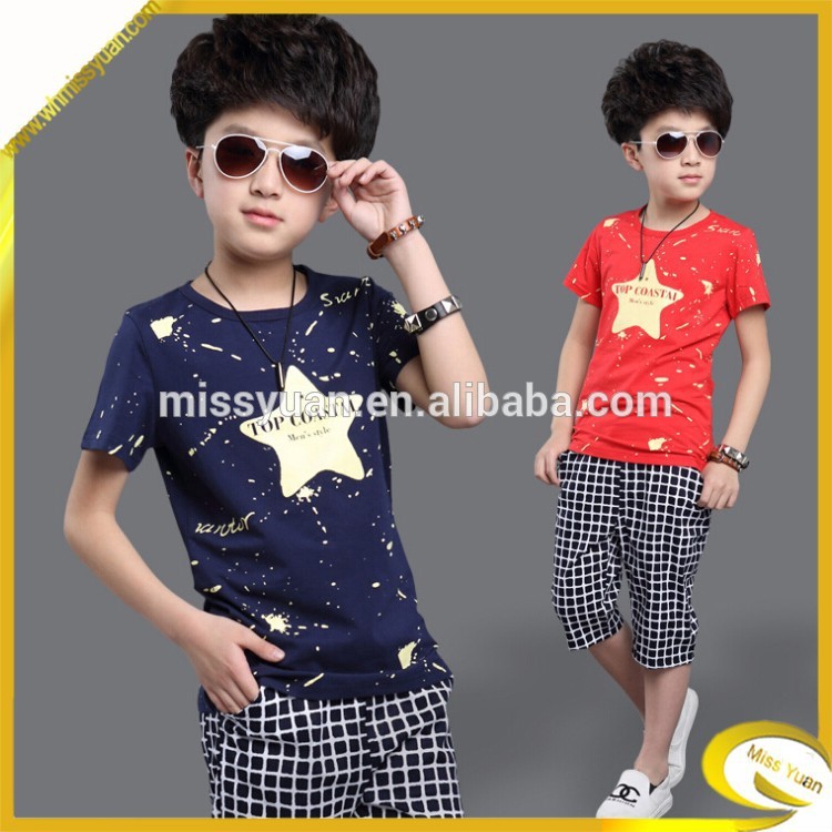 ファッション新しいスタイルの男の子の綿100％t- シャツ-キッズ服　Tシャツ問屋・仕入れ・卸・卸売り
