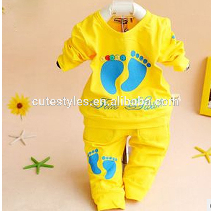 ホット販売最新子供服セット秋綿赤ちゃん幼児服セット用男の子と女の子ドレスCS40803-6-キッズ服　セット問屋・仕入れ・卸・卸売り