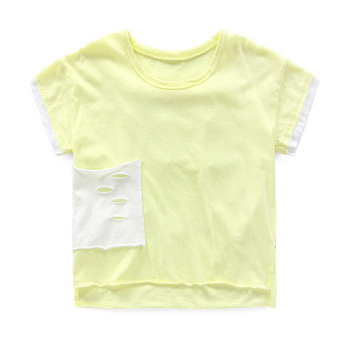 カジュアル無地空白ベビーtシャツ卸売-キッズ服　Tシャツ問屋・仕入れ・卸・卸売り
