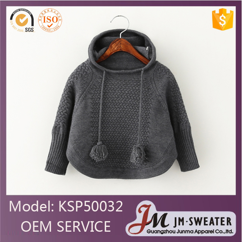 高品質平野グレーブランクデザインニットセーターカスタム赤ちゃん女の子パーカー-キッズ服　パーカー、スウェットシャツ問屋・仕入れ・卸・卸売り
