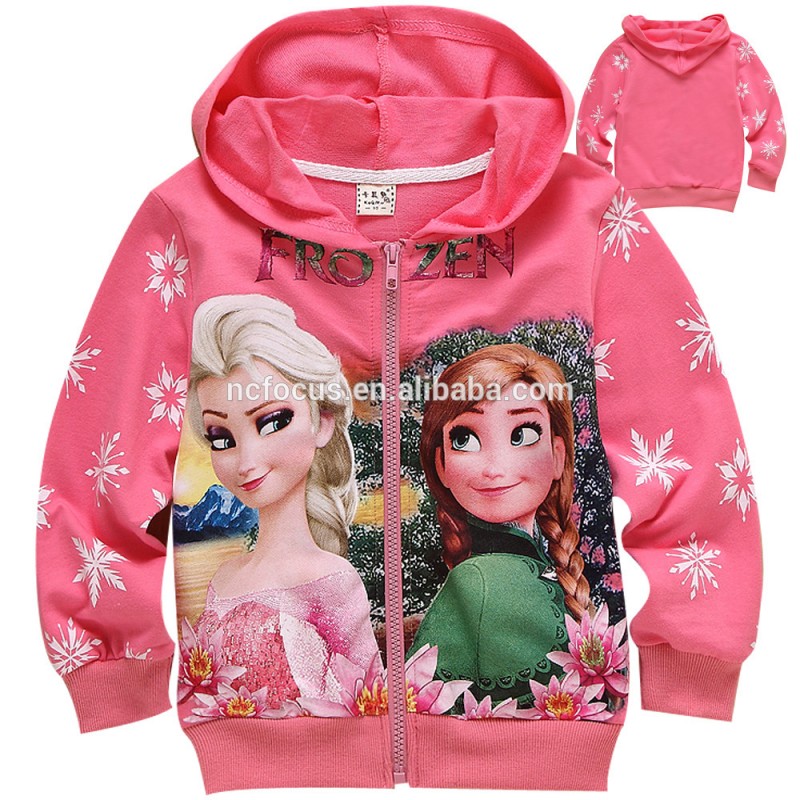 赤ちゃんの女の子の服の長い袖の子供のスエットシャツ子供冷凍フィットパーカースウェット-キッズ服　パーカー、スウェットシャツ問屋・仕入れ・卸・卸売り