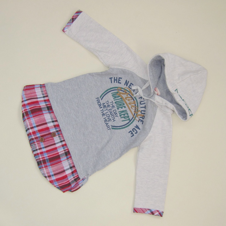 長い袖プレーンr&hノベルティの子供の服卸売中国-キッズ服　パーカー、スウェットシャツ問屋・仕入れ・卸・卸売り