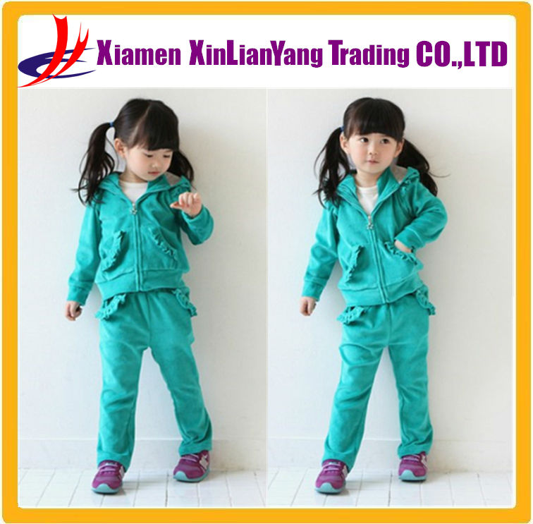 新しいファッションベロアジャージ女の子の子供の摩耗子供のスエットシャツ-キッズ服　パーカー、スウェットシャツ問屋・仕入れ・卸・卸売り
