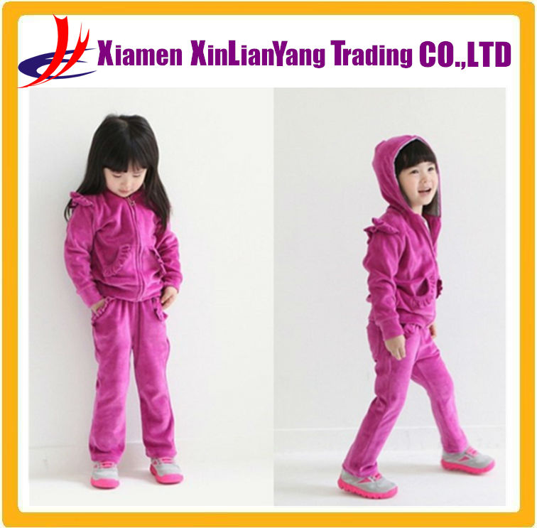 子供たちのスポーツのスーツベロアジャージ子供のスエットシャツ-キッズ服　パーカー、スウェットシャツ問屋・仕入れ・卸・卸売り