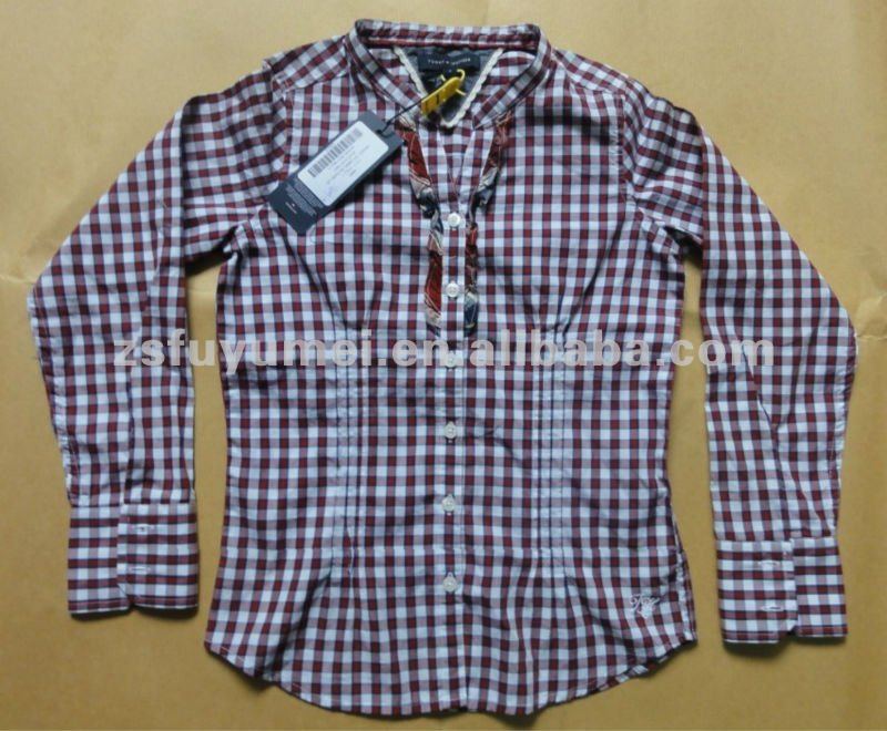 の子供ファンシーシャツ中国から100％コットンロングスリーブ-キッズ服　シャツ、トップス問屋・仕入れ・卸・卸売り